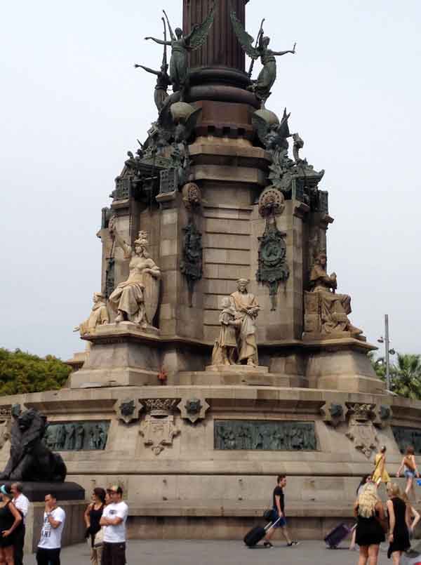 Barcelona Ramblas Columbus Statue