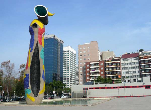 Barcelona Joan Miró Sculpture